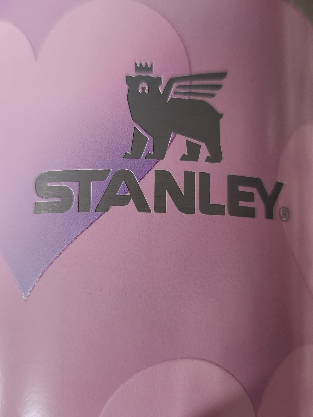 NWT Stanley Pink Heart Valentine's Day Limited Stainless Travel Mug with Handle - Picture 4 of 7